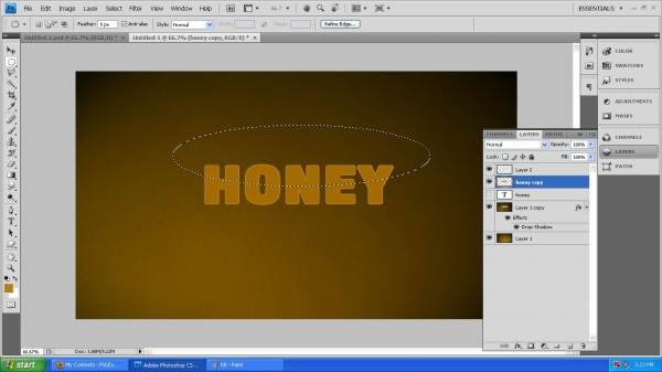 Creation of honey: Step 8